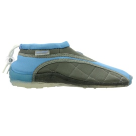 Zapatos de playa de neopreno Aqua-Speed ​​Jr. azul-gris