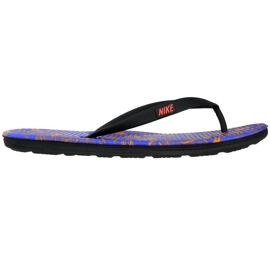 Chanclas Nike Solarsoft Thong Ii Print M 511365-064 negro púrpura