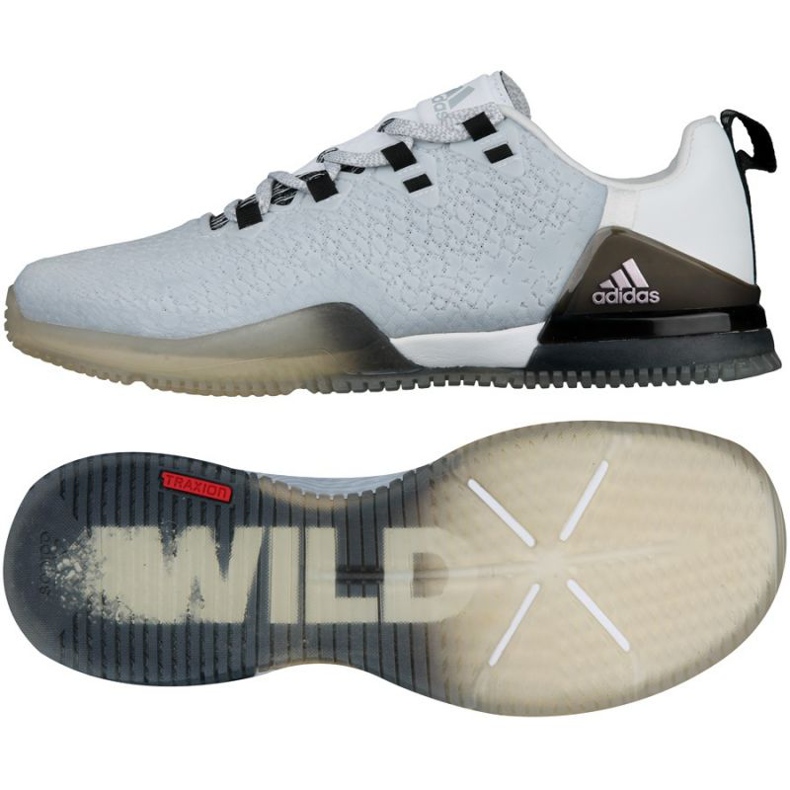 Zapatillas de entrenamiento adidas Crazy Power Tr gris