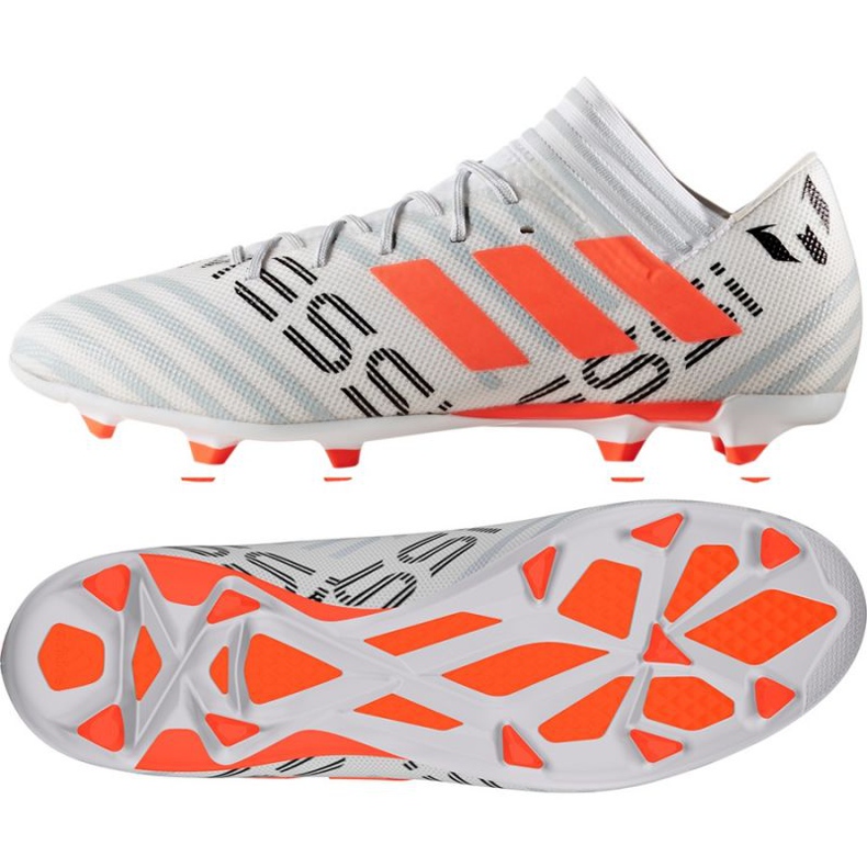 Botas de fútbol Adidas Nemeziz Messi 17.3 Fg M CG2965 multicolor blanco