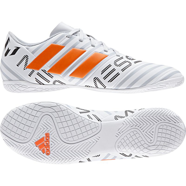Zapatillas de interior adidas Nemeziz Messi 17.4 blanco