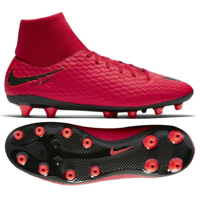 Calzado de fútbol Nike Hypervenom Phelon rojo Calzado de fútbol Nike Hypervenom Phelon rojo