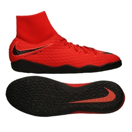 Zapatos de interior Nike HypervenomX Phelon Iii Df Ic M 917768-616 rojo rojo
