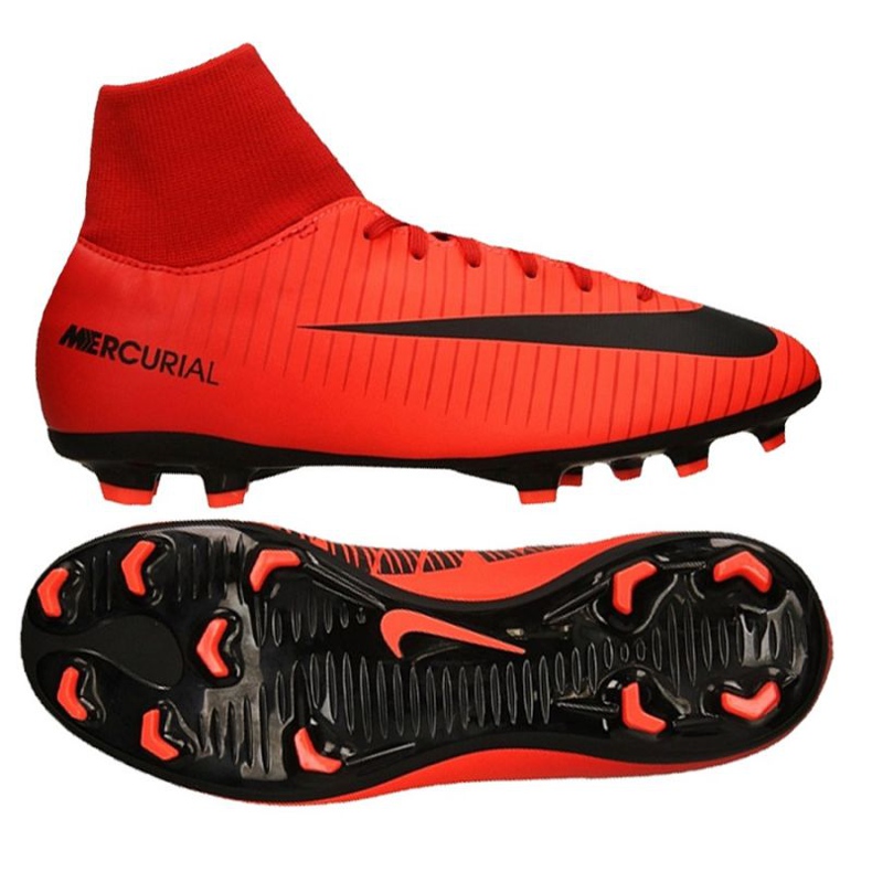 Calzado de fútbol Nike Mercurial Victory Vi rojo