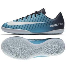 Zapatos de interior Nike Mercurial Vapor Xi Ic Jr 831947-404 azul