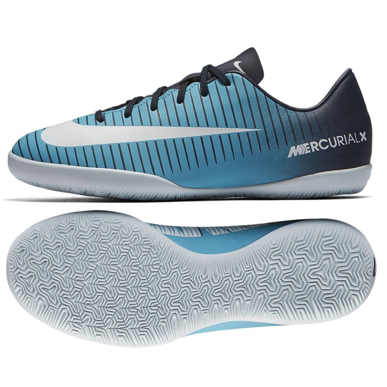 Zapatos de interior Nike Mercurial Vapor Xi Ic Jr 831947-404 azul Zapatos de interior Nike Mercurial Vapor Xi Ic Jr 831947-404 azul