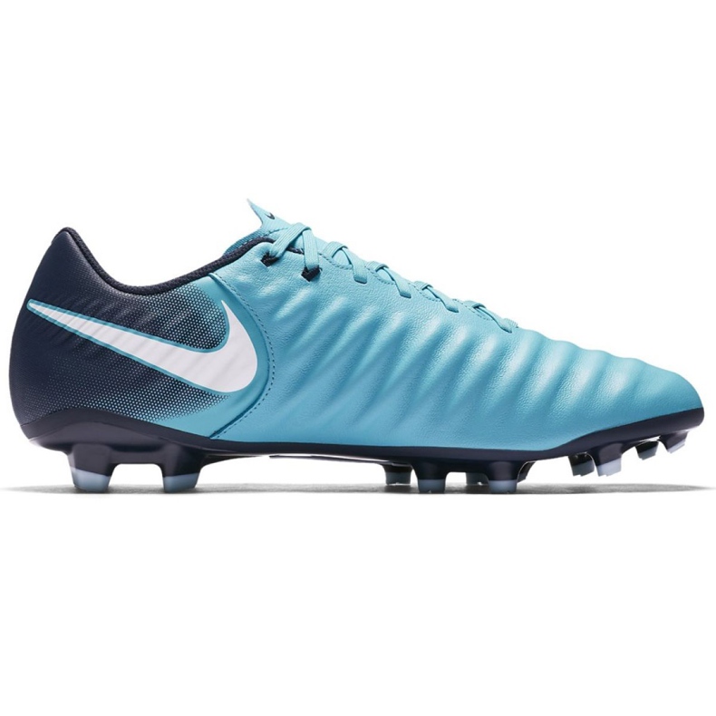 Nike Tiempo Ligera Iv Fg M 897744-414 botas de fútbol azul