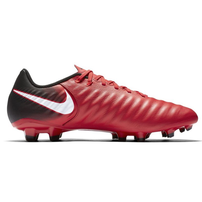 Nike Tiempo Ligera Iv Fg M 897744-616 botas de fútbol rojo
