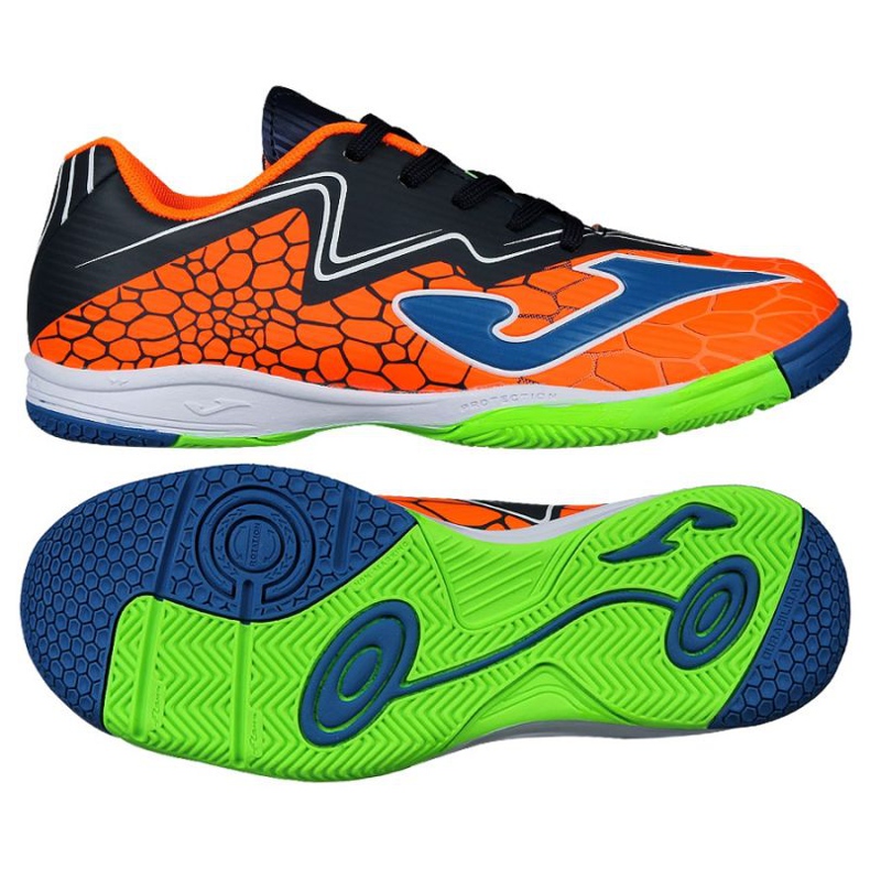 Zapatos de interior Joma Super Copa In Jr SCJS.808.IN negro azul naranja verde naranja