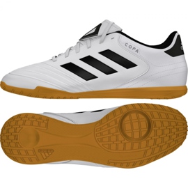 Zapatos de interior adidas Copa Tango 18.4 In M CP8963 blanco blanco