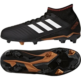 Botas de futbol Adidas Predator 18.3 FG Jr CP9010 negro