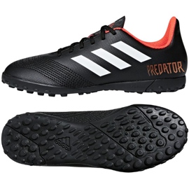 Botas de fútbol Adidas Predator Tango 18.4 Tf Jr CP9095 negro negro