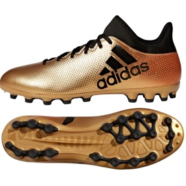 Botas de f tbol Adidas X 17.3 Ag M CP9233 multicolor dorado