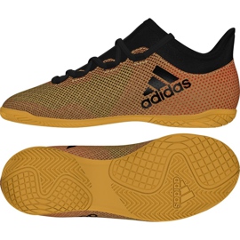 Zapatos de interior adidas X Tango 17.3 In Jr CP9033 negro dorado