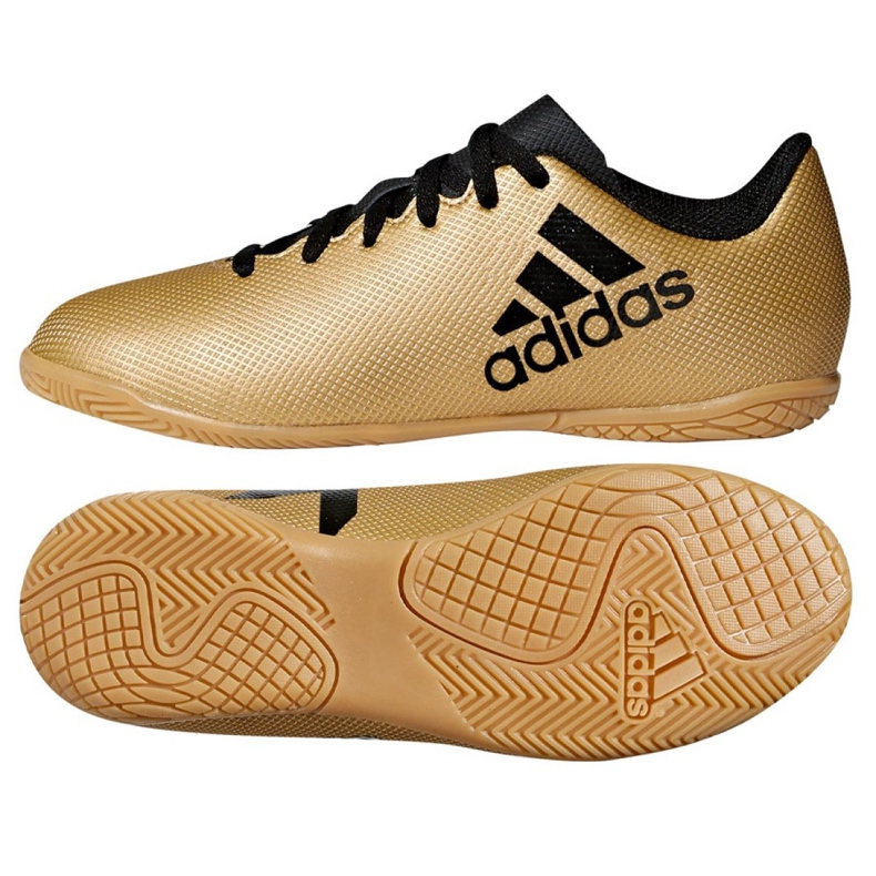 Zapatos de interior adidas X Tango 17.4 In Jr CP9052 dorado