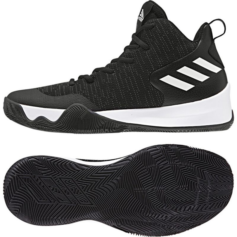 Zapatillas de baloncesto adidas Explosive Flash negro