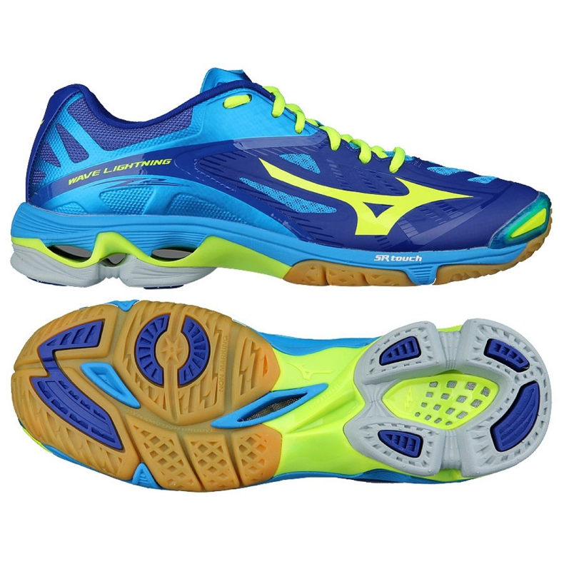 Zapatillas de voleibol Mizuno Wave Lightening Z2 M V1GA160043 multicolor azul