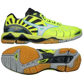 Zapatillas de voleibol Mizuno Wave Tornado XM V1GA161242 verde multicolor Zapatillas de voleibol Mizuno Wave Tornado XM V1GA161242 verde multicolor