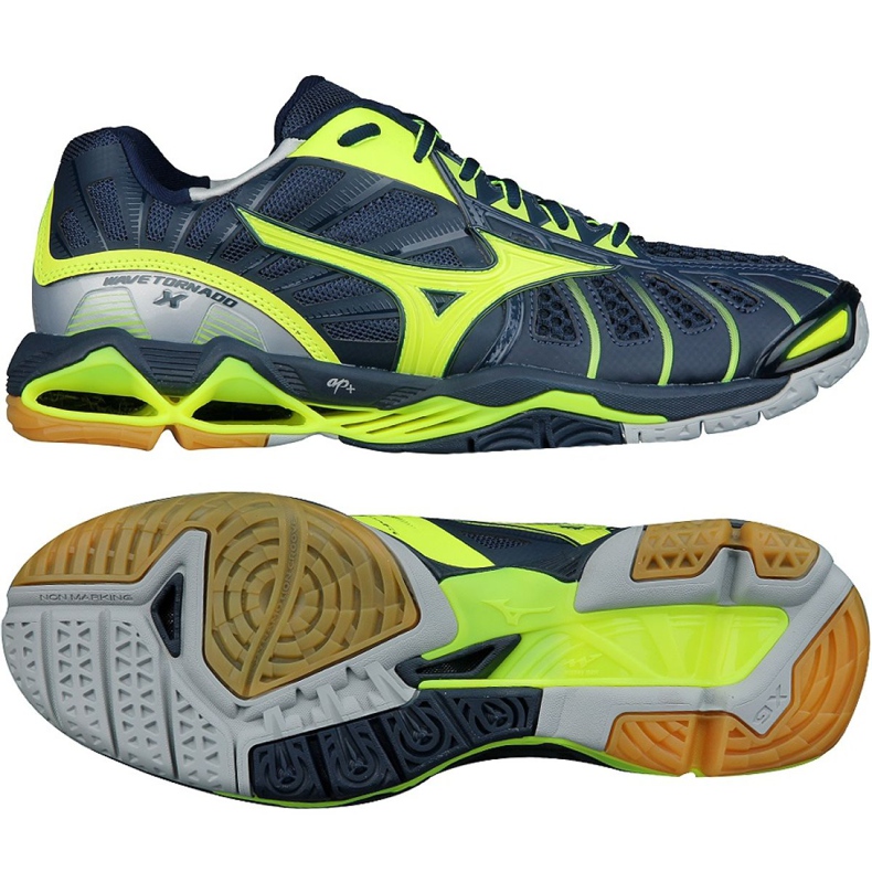Zapatillas de voleibol Mizuno Wave Tornado XM V1GA161247 azul marino azul marino