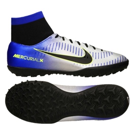 Botas de fútbol Nike MercurialX Victory Vi Neymar Df Tf M 921514-407 verde, azul, gris/plata azul