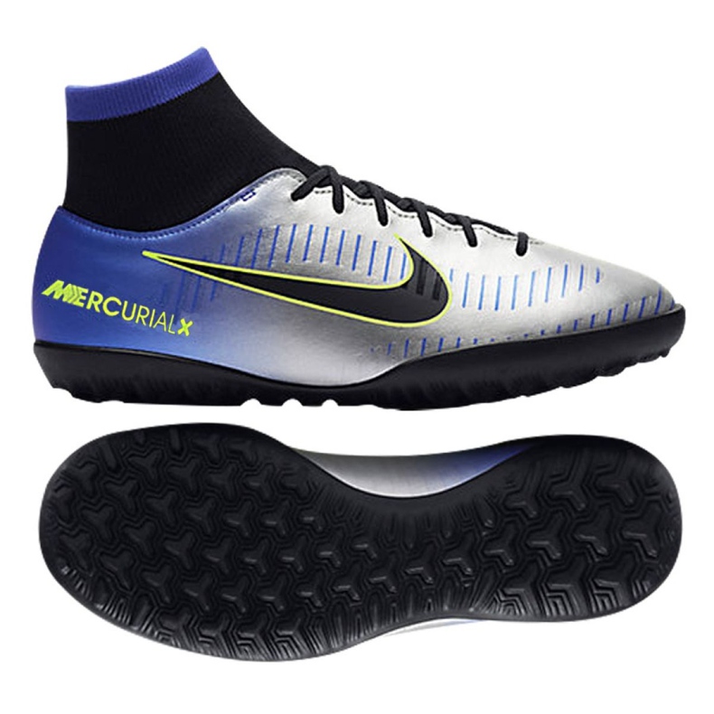 Nike MercurialX Jr Victory Vi Neymar Df Tf 921492-407 zapatillas multicolor gris Nike MercurialX Jr Victory Vi Neymar Df Tf 921492-407 zapatillas multicolor gris