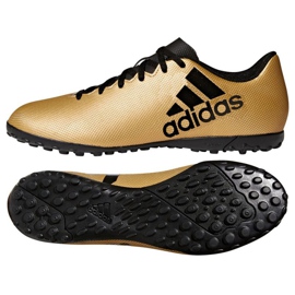 Botas de fútbol Adidas X Tango 17.4 Tf M CP9146 dorado dorado