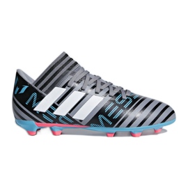Botas de fútbol adidas Nemeziz Messi 17.3 Fg Jr CP9174 gris negro