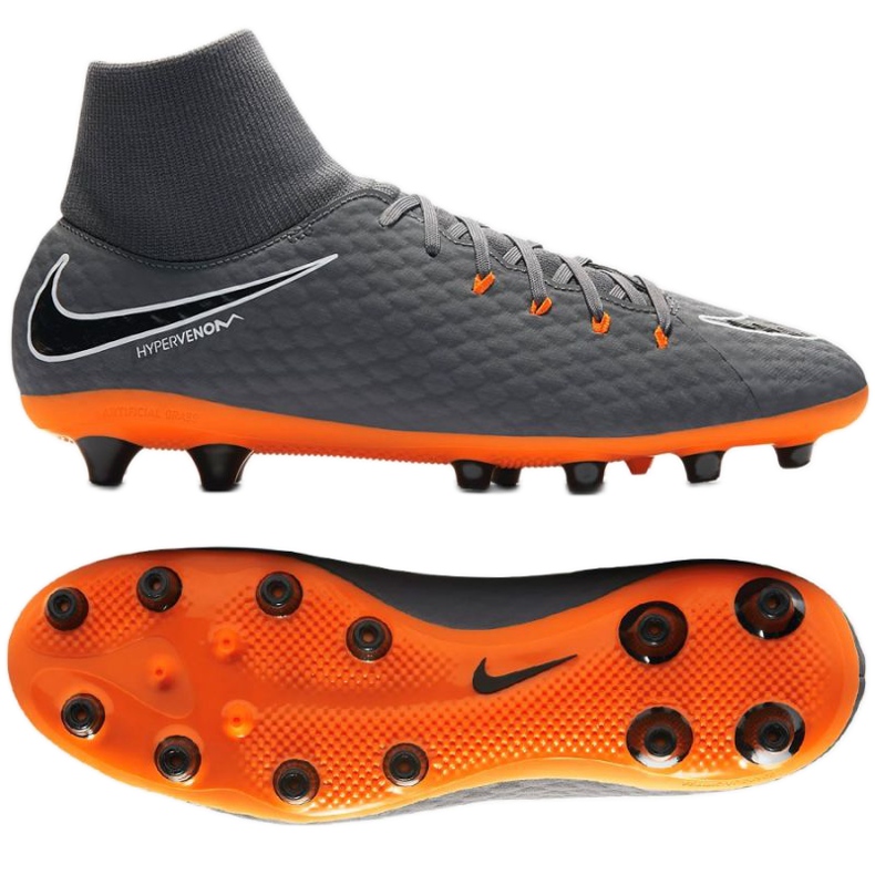 Calzado de fútbol Nike Hypervenom Phantom 3 gris