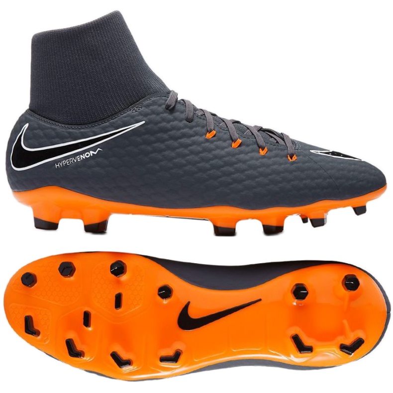 Calzado de fútbol Nike Hypervenom Phantom 3 gris