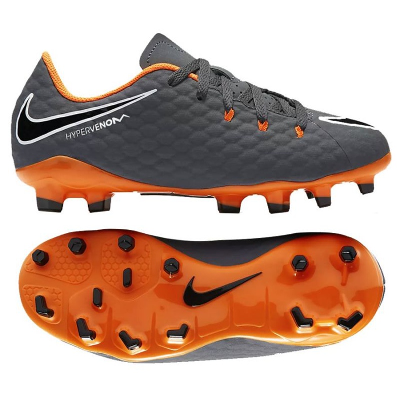 Zapatillas de fútbol Nike Hypervenom Phantom 3 Academy Jr AH7288-081 multicolor gris Zapatillas de fútbol Nike Hypervenom Phantom 3 Academy Jr AH7288-081 multicolor gris