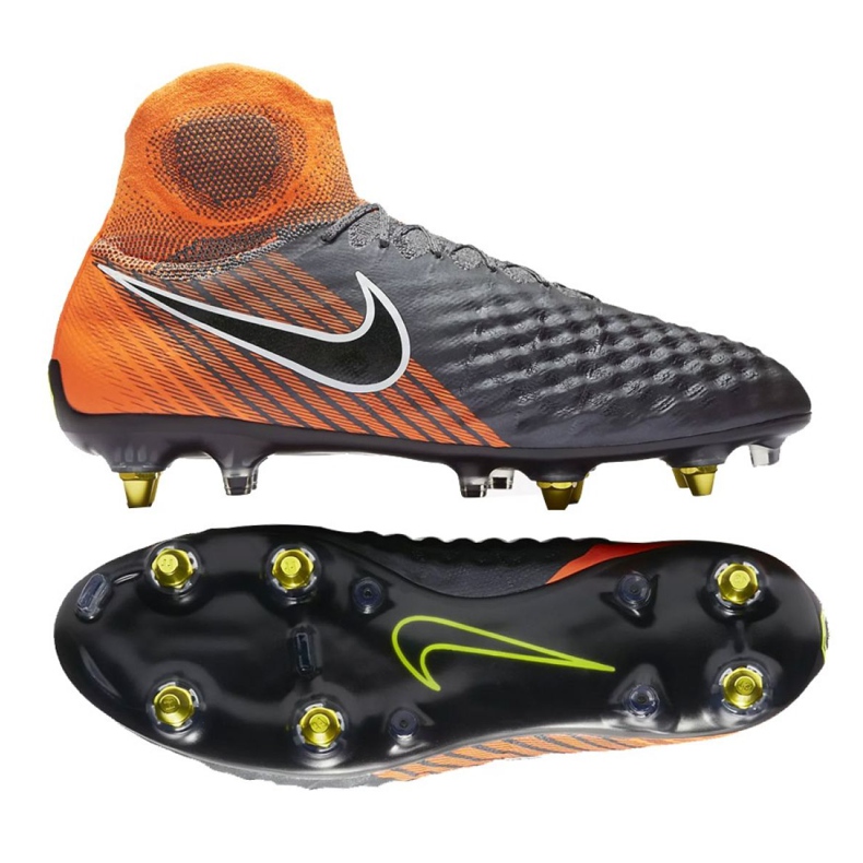 Nike Magista Obra 2 Elite Ac Sg Pro M AH7304-080 zapatos de fútbol gris gris