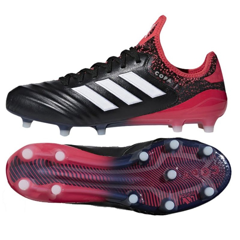 Las botas de fútbol adidas Copa 18.1 Fg M. negro