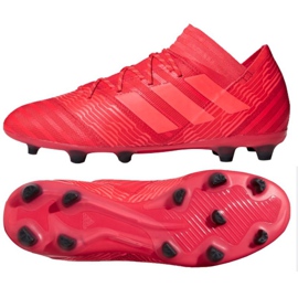 Botas de fútbol Adidas Nemeziz 17.2 Fg M CP8971 rojo rojo