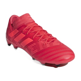 Botas de fútbol Adidas Nemeziz 17.3 Fg M CP8987 rojo rojo