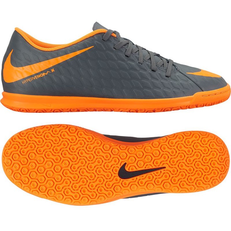 Zapatillas de interior Nike Hypervenom PhantomX Iii Club Ic M AH7280-081 multicolor gris