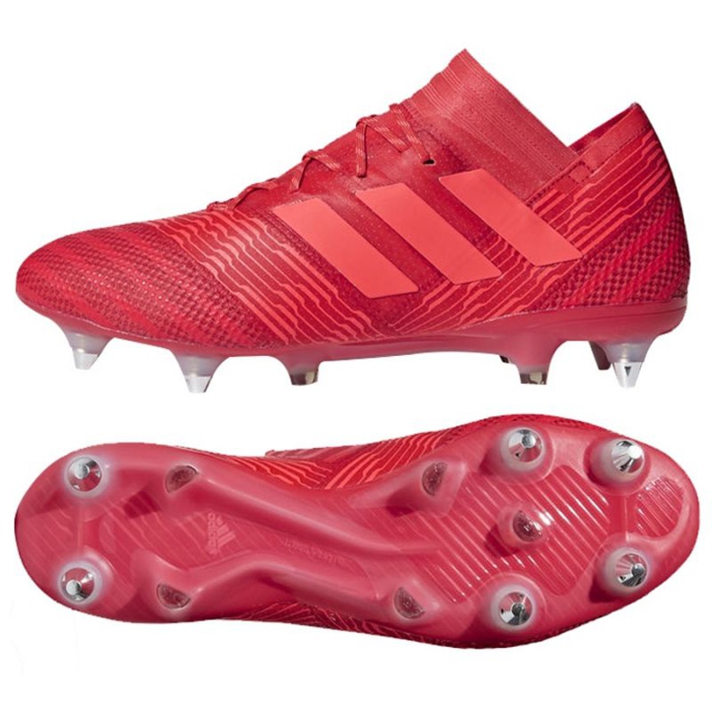 Botas de fútbol Adidas Nemeziz 17.1 Sg M CP8944 rojo rojo