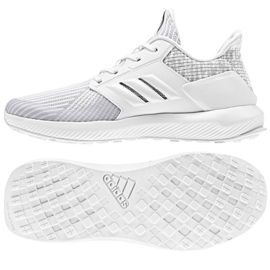 Zapatillas running adidas Rapida Run Knit Jr DB0215 blanco