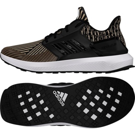 Zapatillas running adidas Rapida Run Knit Jr DB0220 negro