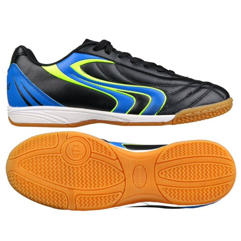 Botas de futbol Atlético In M 7336-1245 negro negro Botas de futbol Atlético In M 7336-1245 negro negro