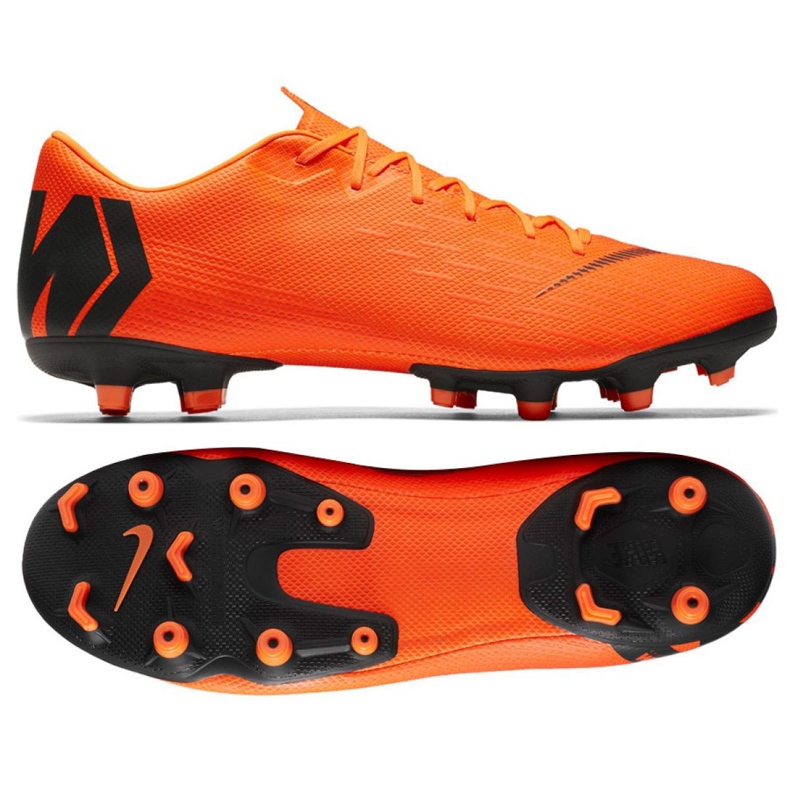 Nike Mercurial Vapor 12 Academy Fg M AH7375-810 zapatos de fútbol multicolor naranja Nike Mercurial Vapor 12 Academy Fg M AH7375-810 zapatos de fútbol multicolor naranja