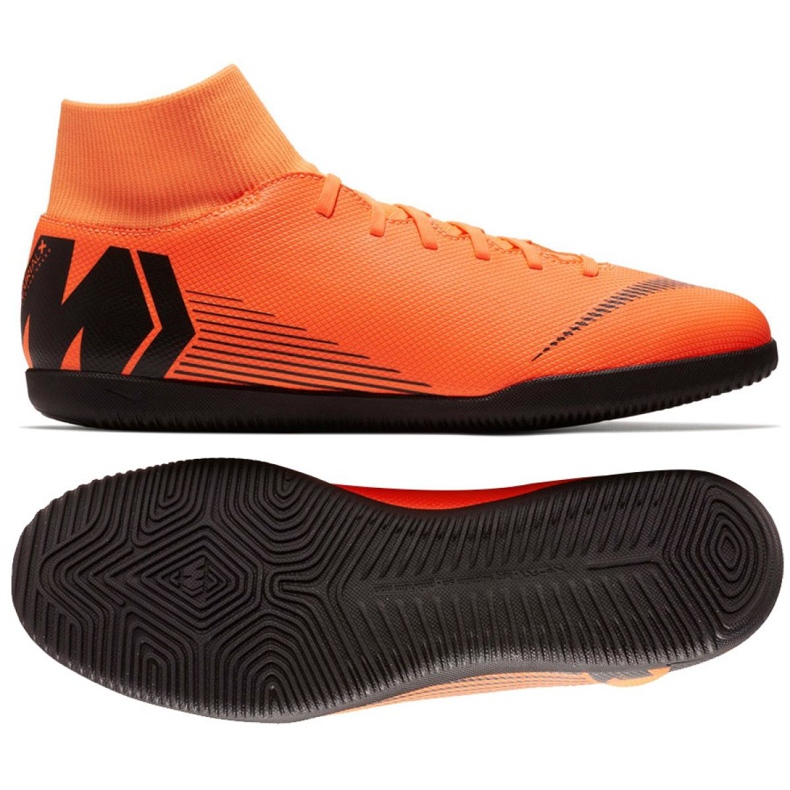 Nike Mercurial Superfly 6 Club Ic M AH7371-810 zapatos de fútbol naranja naranja