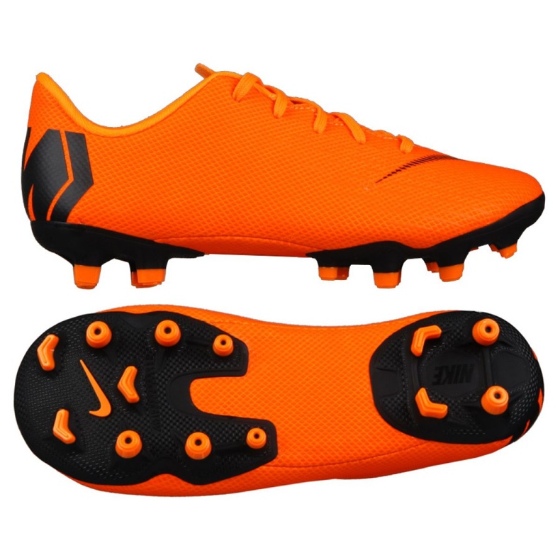 Nike Mercurial Vapor 12 Academy Ps Mg Jr AH7349-810 zapatos de fútbol naranja naranja Nike Mercurial Vapor 12 Academy Ps Mg Jr AH7349-810 zapatos de fútbol naranja naranja