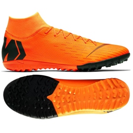 Nike Mercurial SuperflyX 6 Academy Tf M AH7370-810 zapatos de fútbol naranja naranja