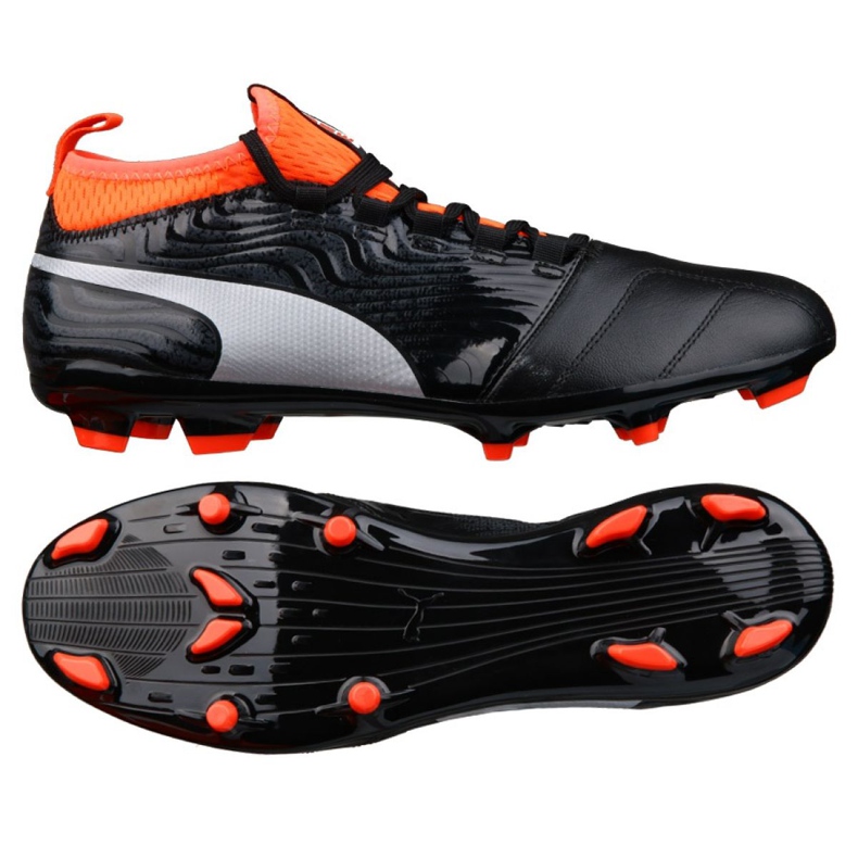 Botas de fútbol Puma One 18.3 Fg M 104538 01 multicolor negro Botas de fútbol Puma One 18.3 Fg M 104538 01 multicolor negro