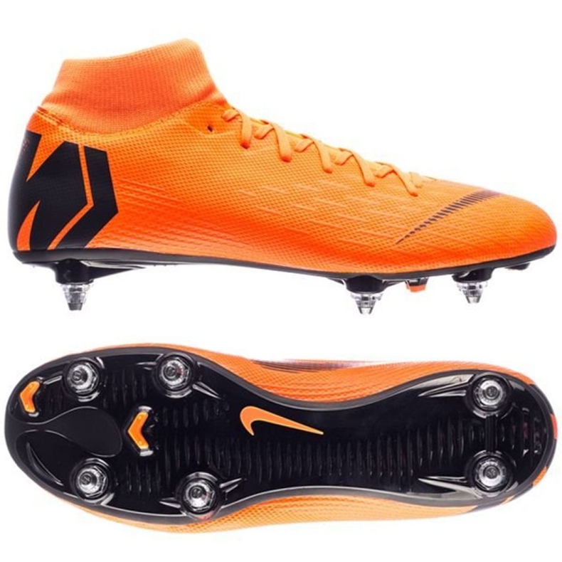 Nike Mercurial Superfly 6 Academy Sg Pro M AH7364-810 zapatos de fútbol multicolor naranja Nike Mercurial Superfly 6 Academy Sg Pro M AH7364-810 zapatos de fútbol multicolor naranja