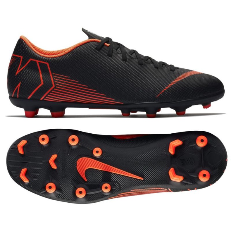 Calzado de fútbol Nike Mercurial Vapor 12 negro