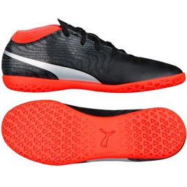 Botas de fútbol Puma One 18.4 It Junior negro
