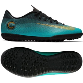 Nike Mercurial VaporX 12 Club CR7 Tf M AJ3738-390 zapatos de fútbol