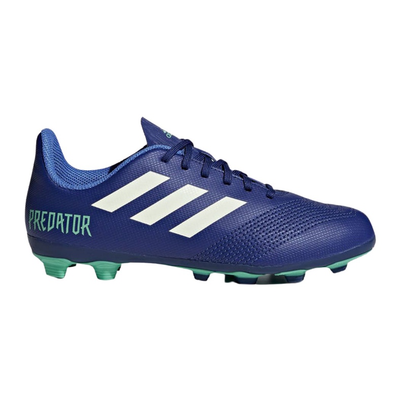 Botas de fútbol Adidas Predator 18.4 FxG Junior CP9242 multicolor azul