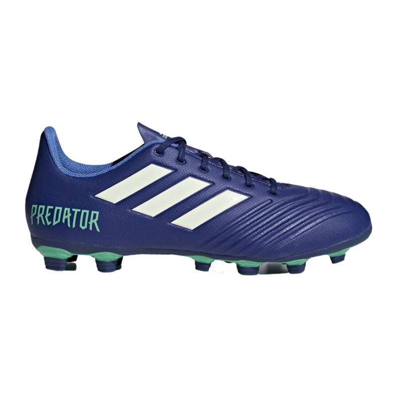 Botas de futbol Adidas Predator 18.4 FxG M CP9267 multicolor azul Botas de futbol Adidas Predator 18.4 FxG M CP9267 multicolor azul